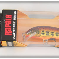 Rapala Hot Mustard Muddler Scatter Rap Countdown Lure In Box