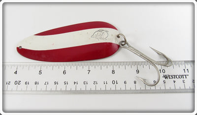 Vintage Lou Eppinger Red & White Huskie Junior Lure 