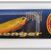 Challenger Gold Black Back Crankbait Lure On Card