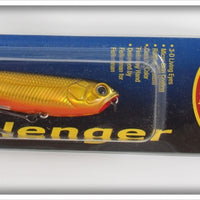 Challenger Gold Black Back Crankbait Lure On Card 