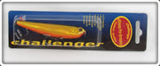 Challenger Gold Black Back Crankbait Lure On Card 