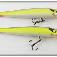 Smithwick Chartreuse & Purple Rogue Lure Pair