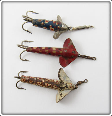 Vintage McGinty Or Devon Style Lot Of Three Lures