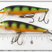 Rapala Perch Floating Minnow Pair