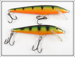 Rapala Perch Floating Minnow Lure Pair