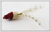 Deer Hair Red & White Fly Rod Bug