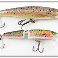 Rapala Natural Trout Minnow Lure Pair 