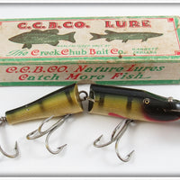 Vintage Creek Chub Perch Jointed Husky Pikie Lure In Box 