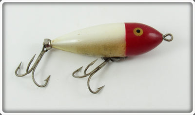 Vintage Heddon Red & White Baby Zara Lure