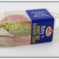 Vintage Mann's Chartreuse Crawdad Baby 1- Lure In Box