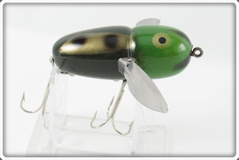 Heddon Green With Gold Wings Crazy Crawler Lure 