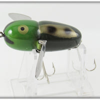 Heddon Green With Gold Wings Crazy Crawler