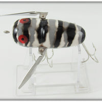Heddon Grey & Black Striped Crazy Crawler