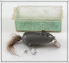 Vintage Creek Chub Grey Mitie Field Mouse Lure In Box