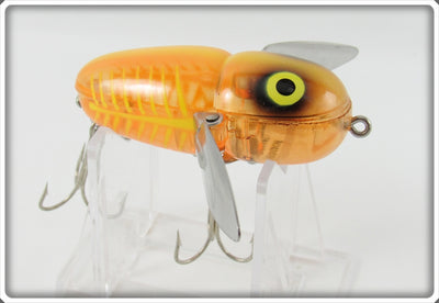 Heddon Spook Glow Orange With Yellow Shore Crazy Crawler Lure