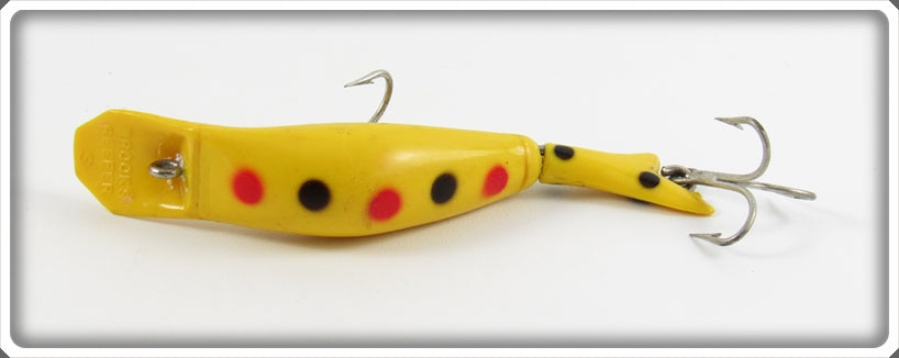 brooks reefer fishing lures R-Jay Industries Inc Yellow Spotted Brooks Reefer Lure In Box For Sale