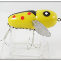 Heddon Yellow Red Spots Crazy Crawler Lure