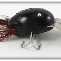 Creek Chub Solid Black Plastic Dingbat In Box