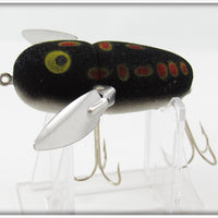 Heddon Flocked Black Frog Crazy Crawler