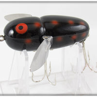Heddon Black With Red Spots Crazy Crawler