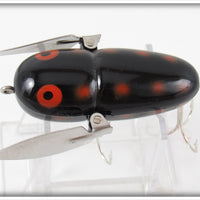 Heddon Black With Red Spots Crazy Crawler