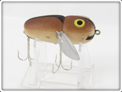 Vintage Heddon Brown & Black Crazy Crawler Lure