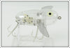 Vintage Heddon Clear With Dice Crazy Crawler Lure