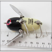 Heddon Luminous Black Head Crazy Crawler