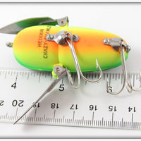 Heddon Fluorescent Green Crawdad Crazy Crawler