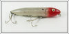 Vintage Heddon G Finish Red Head Pearl Zara Spook Lure