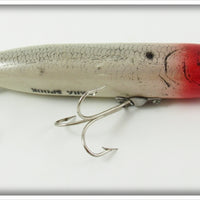 Vintage Heddon G Finish Red Head Pearl Zara Spook Lure