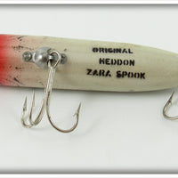 Heddon G Finish Red Head Pearl Zara Spook