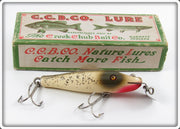 Vintage Creek Chub Silver Flash Baby Pikie Lure In Box