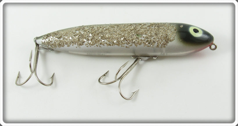 Vintage Heddon Silver Flitter Zara Spook Lure 