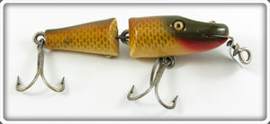 Vintage Creek Chub Golden Shiner Jointed Midget Pikie Lure