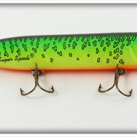 Heddon Fluorescent Green Crawdad Super Spook Lure 