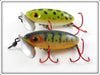 Arbogast Perch & Frog Spot Jitterbug Pair