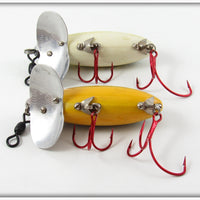 Arbogast Perch & Frog Spot Jitterbug Pair
