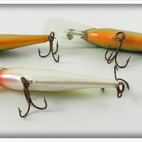 Rapala Perch & Chartreuse Deep Runner Lot Of Three