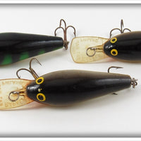 Rapala Perch, Gold & Silver Fat Rap Lot Of Three