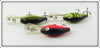 Rebel Flo Red, Crappie & Black Scale Lot Of Three