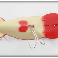Buck's Baits White & Red Spoonplug In Correct Box