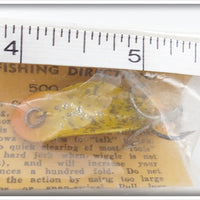 Buck's Baits Yellow W/Glitter Flyrod Spoonplug In Package