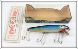 Vintage Pflueger Blue Mullet Scale Palomine Lure In Box 