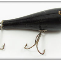 Vintage Creek Chub Solid Black Plunker Lure