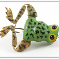 Vintage Jenson Distributing Co Green Froglegs Lure