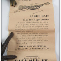 The Park Mfg Co Black Jake's Bait In Box