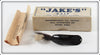 Vintage The Park Mfg Co Black Jake's Bait Lure In Box