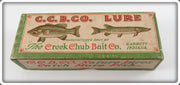 Vintage Creek Chub Pikie Scale Midget Pikie Empty Lure Box 