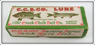 Vintage Creek Chub Perch Finish Pikie Empty Lure Box